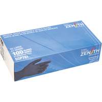 Gants jetables de calibre m&eacute;dical r&eacute;sistants &agrave; la perforation, 2T-Grand, Nitrile, 5 mils, Sans poudre, Noir, Classe 2 Seaboard Timber Mart