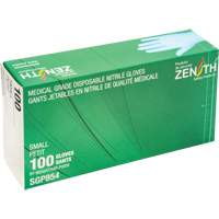 Gants jetables de calibre m&eacute;dical r&eacute;sistants &agrave; la perforation, Petit, Nitrile, 3,5 mils, Sans poudre, Bleu, Classe 2 Seaboard Timber Mart