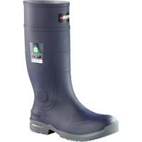 Slip Resistant Boots, Rubber, Steel Toe, Size 4 Seaboard Timber Mart