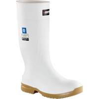 Slip Resistant Boots, Rubber, Steel Toe, Size 4 Seaboard Timber Mart