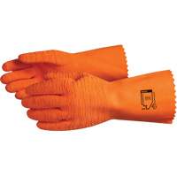 Gants r&eacute;sistants aux produits chimiques Chemstop, Taille 8, 12" lo, Latex, Doublure en Jersey de coton Seaboard Timber Mart