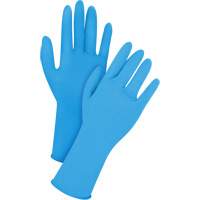 Gants jetables en latex, T-Grand, Latex, 14 mils, Sans poudre, Bleu Seaboard Timber Mart