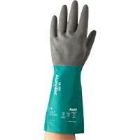 Gants r&eacute;sistants aux produits chimiques AlphaTec s&eacute;rie 58-435, Taille 7, 15" lo, Nitrile, Doublure en Coton/Ouat&eacute;e, 10 mils Seaboard Timber Mart