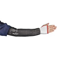 HyFlex&reg; 11-281 Series Wide Cut Resistant Sleeve with Thumbhole, Intercept, 22", ASTM ANSI Level A4, Grey Seaboard Timber Mart