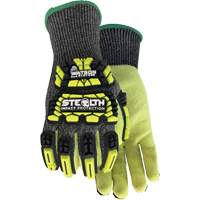 Gants r&eacute;sistants aux coupures et aux chocs Stealth Dog Fight, Petit, Paume en Fibre de verre/PEHP/Nylon/Spandex, Poignet Poignet en tricot Seaboard Timber Mart