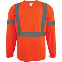 Chemise de s&eacute;curit&eacute; &agrave; manches longues, Polyester, 2T-Grand, Orange haute visibilit&eacute; Seaboard Timber Mart