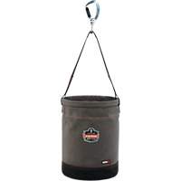 Arsenal&reg; 5940 Swiveling Carabiner Hoist Bucket, Canvas, 12.5" Dia. x 17" H, 150 lbs. Load Rating Seaboard Timber Mart