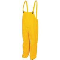 Classic Series Bib Rain Pants, Large, Polyester/PVC, Yellow Seaboard Timber Mart