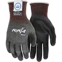 Ninja&reg; Max Cut Resistant Gloves, Size Large, 10 Gauge, Bi-Polymer Coated, Dyneema&reg; Shell, ASTM ANSI Level A3 Seaboard Timber Mart