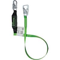 Miller&reg; BackBiter&reg; Tie-Back Lanyard, 6', Locking Snap Hook Center, Locking Snap Hook Leg Ends, Nylon/Polyester Seaboard Timber Mart
