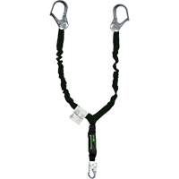Miller&reg; Arc-Rated Shock-Absorbing Lanyard, 6', Locking Snap Hook Center, Locking Snap Hook Leg Ends, Kevlar&reg; Seaboard Timber Mart