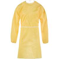 ChemMax&reg; 1 Gown, One Size, Yellow, Polyethylene/Polypropylene Seaboard Timber Mart