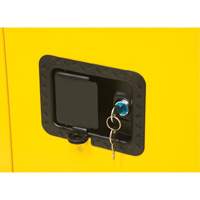 Flammable Storage Cabinet, 12 gal., 1 Door, 23" W x 35" H x 18" D Seaboard Timber Mart