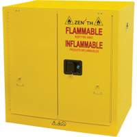Flammable Storage Cabinet, 22 gal., 2 Door, 35" W x 35" H x 22" D Seaboard Timber Mart