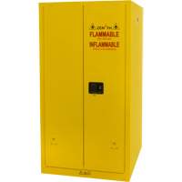 Flammable Storage Cabinet, 60 gal., 2 Door, 34" W x 65" H x 34" D Seaboard Timber Mart