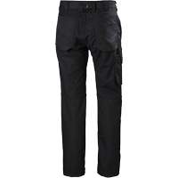 Oxford Service Pants, Poly-Cotton, Black, Size 30, 30 Inseam Seaboard Timber Mart