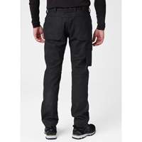 Oxford Service Pants, Poly-Cotton, Black, Size 30, 30 Inseam Seaboard Timber Mart