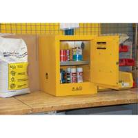 Flammable Storage Cabinet, 4 gal., 1 Door, 17" W x 22" H x 18" D Seaboard Timber Mart