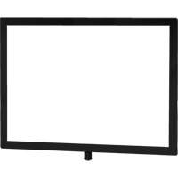 Heavy-Duty Horizontal Sign Holder for Classic Posts, Black Seaboard Timber Mart