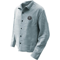 Veste de soudeur, Cuir, 5T-Grand, Gris Seaboard Timber Mart