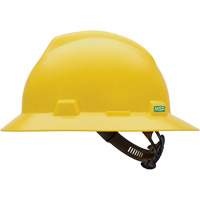 V-Gard&reg; Slotted Full-Brim Hardhat, Meets CSA Type 1, Quick-Slide Suspension, Non-Vented Seaboard Timber Mart