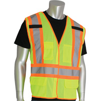 Dynamic Pip&reg; High Visibility Breakaway Vest, High Visibility Lime-Yellow, X-Large, Polyester Seaboard Timber Mart