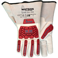 Gants en cuir de ch&egrave;vre Van 9549TPR, Grand, Paume en Ch&egrave;vre, Poignet Manchette Seaboard Timber Mart