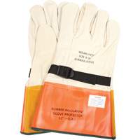Gants de protection en cuir avec sangle, Taille 8, 12" lo Seaboard Timber Mart