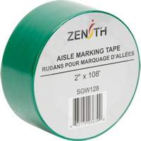 Aisle Marking Tape, 2" x 108', PVC, Green Seaboard Timber Mart