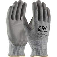G-Tek&reg; PolyKor&reg; Cut Resistant Gloves, Size Small, 13 Gauge, Polyurethane Coated, Polyethylene Shell, ASTM ANSI Level A4/EN 388 Level 5/EN 388 Level D Seaboard Timber Mart