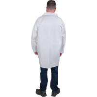 Protective Lab Coat, Microporous, White, Small Seaboard Timber Mart