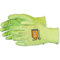 Composite Filament Fiber Cut-Resistant Hi-Viz Glove, Size 5, 18 Gauge, Foam Nitrile Coated, TenActiv Shell, ANSI/ISEA 105 Level 4 Seaboard Timber Mart