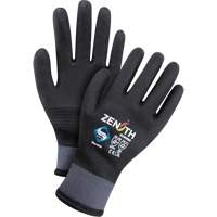 Gants enduits ZX-30° de premi&egrave;re qualit&eacute;, Moyen, R&ecirc;vetement Mousse de PVC, Calibre 15, Enveloppe en Nylon Seaboard Timber Mart