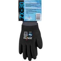 Gants enduits ZX-30° de premi&egrave;re qualit&eacute;, Moyen, R&ecirc;vetement Mousse de PVC, Calibre 15, Enveloppe en Nylon Seaboard Timber Mart