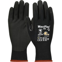 ATG MaxiFlex&reg; Cut Touchscreen Compatible Gloves, Size X-Small, 15 Gauge, Foam Nitrile Coated, Polyester/Kevlar&reg; Shell, ASTM ANSI Level A4/EN 388 Level 3/EN 388 Level D Seaboard Timber Mart