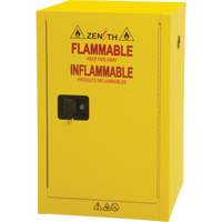 Flammable Aerosol Storage Cabinet, 12 gal., 1 Door, 23" W x 35" H x 18" D Seaboard Timber Mart
