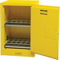 Flammable Aerosol Storage Cabinet, 12 gal., 1 Door, 23" W x 35" H x 18" D Seaboard Timber Mart