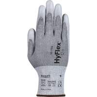 HyFlex&reg; 11-755 Cut Resistant Gloves, Size 6, 18 Gauge, Polyurethane Coated, Polyester/HPPE/Tungsten/Spandex Shell, ASTM ANSI Level A5/EN 388 Level E Seaboard Timber Mart