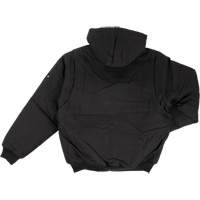 Blouson d'aviateur en toile lourde avec capuchon, Hommes, Petit, Noir Seaboard Timber Mart