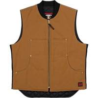 WV04 Moto Vest, Men's, Small, Brown Seaboard Timber Mart
