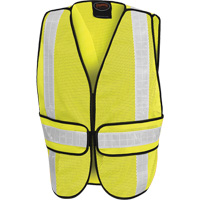592B Gilet &agrave; mailles tout usage, Jaune lime haute visibilit&eacute;, Polyester Seaboard Timber Mart