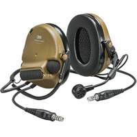 Casque VI NIB avec deux fils de sortie Peltor ComTac, Style Cordon cervical, 22 dB Seaboard Timber Mart