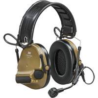 Casque VI NIB avec rail arc Peltor ComTac, Style Bandeau, 23 dB Seaboard Timber Mart