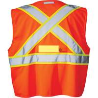 Veste de s&eacute;curit&eacute; SV350 X-Back avec lampe, Orange haute visibilit&eacute;, Petit, Polyester Seaboard Timber Mart