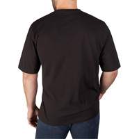 Heavy-Duty Pocket T-Shirt, Men's, Small, Black Seaboard Timber Mart