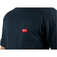 Heavy-Duty Pocket T-Shirt, Men's, Small, Blue Seaboard Timber Mart