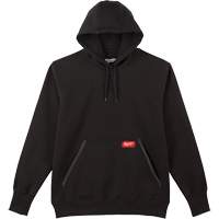 Heavy-Duty Pullover Hoodie, Men's, Small, Black Seaboard Timber Mart