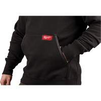 Heavy-Duty Pullover Hoodie, Men's, Small, Black Seaboard Timber Mart