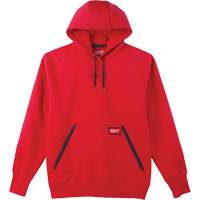 Heavy-Duty Pullover Hoodie, Men's, Small, Red Seaboard Timber Mart