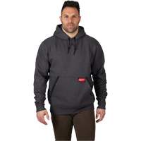 Heavy-Duty Pullover Hoodie, Men's, Small, Grey Seaboard Timber Mart